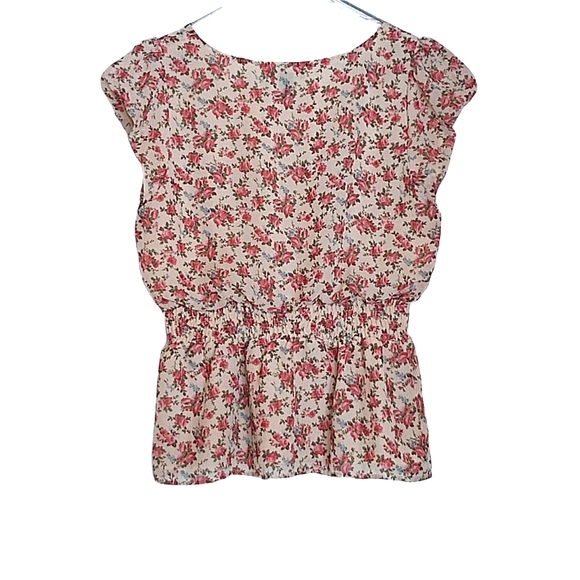 Forever 21 Floral Smocked Babydoll Top - Picture 6 of 16